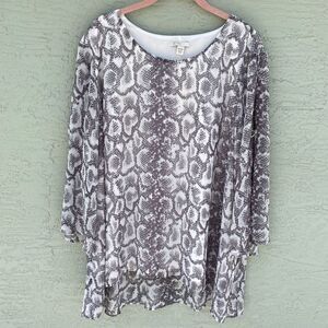 C Est. 1946 Sz 18/20W Two Layer Blouse
